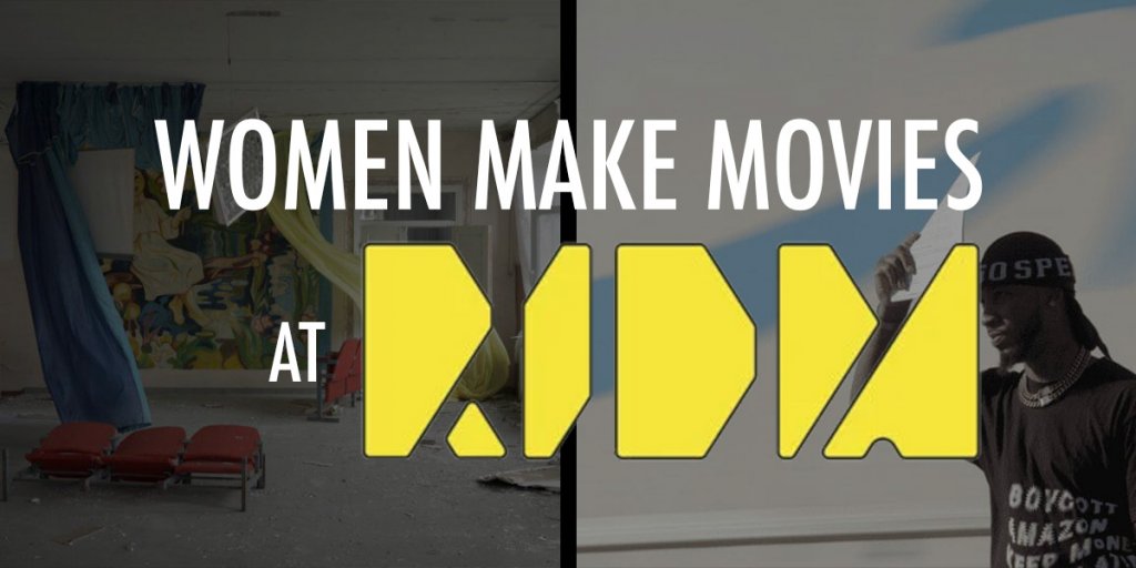 Banner highlighting Women Make Movies at RIDM - the Montreal International Film Festival