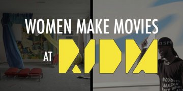 Banner highlighting Women Make Movies at RIDM - the Montreal International Film Festival